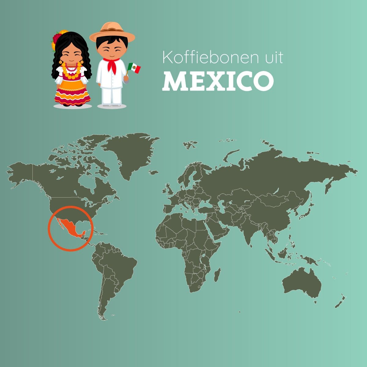 Koffiebonen uit Mexico